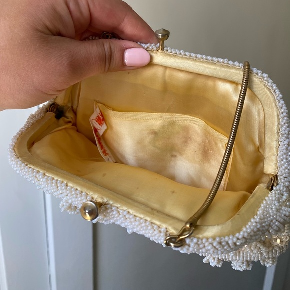 Beautiful vintage pearl purse - Picture 4 of 6